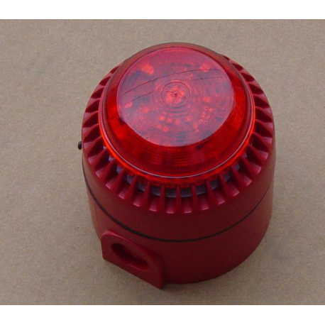 Sirène avec flash rouge - 24Vdc - IP65
