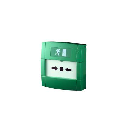 BOUTON POUSSOIR DE SECOURS VERT