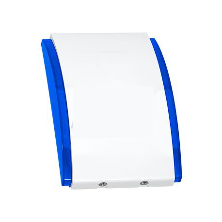 SPW-250 BL Sirène intérieure autoalimentée, boîtier PC-LEXAN (bleu)